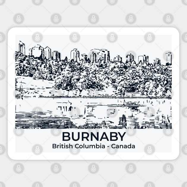 Burnaby - British Columbia Magnet by Lakeric